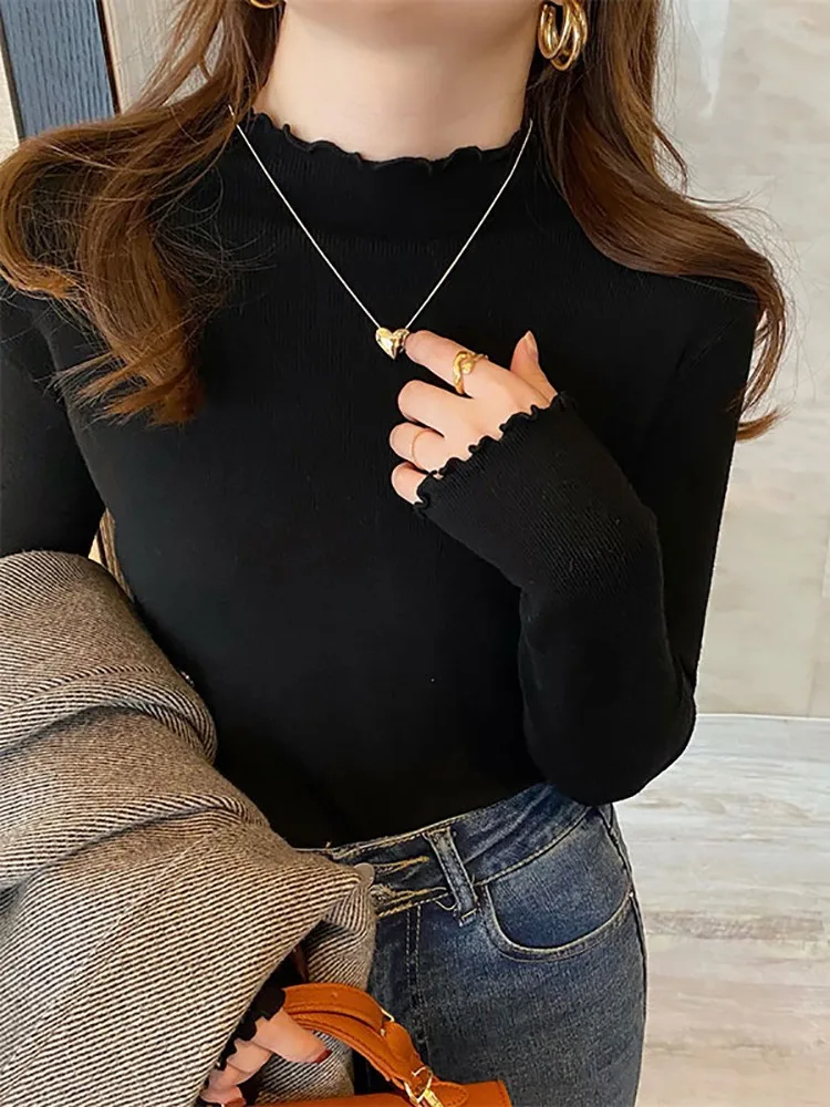 2026 Women Knitted Ribbed Pull - Ribbed Knit Sweater reseña y precio