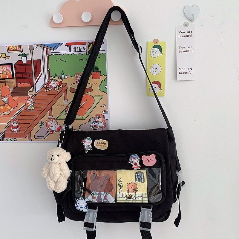 Waterproof Nylon Crossbody Bag - Women Fashion Online reseña y precio
