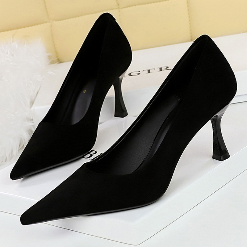 BIGTREE Shoes Suede Black Wome - Xxl Women Fashion reseña y precio
