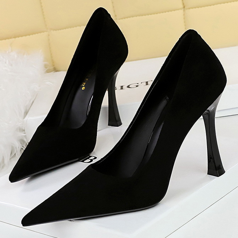 BIGTREE Shoes Suede Black Wome - Xxl Women Fashion reseña y precio