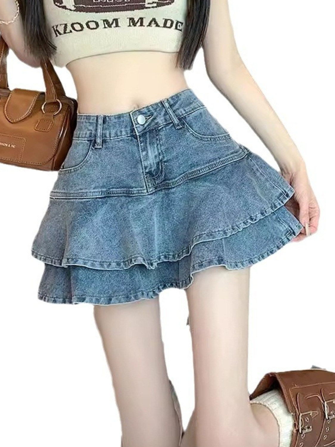 Women's Vintage Washed Denim L - Denim Shorts Women reseña y precio