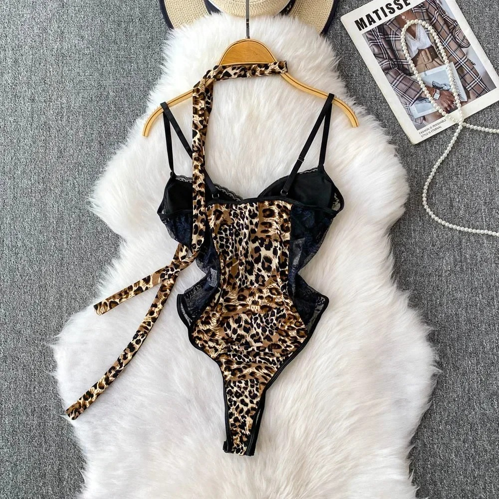 Women Hotsweet V-neck Leopard  - Women'S Fashion Underwear reseña y precio