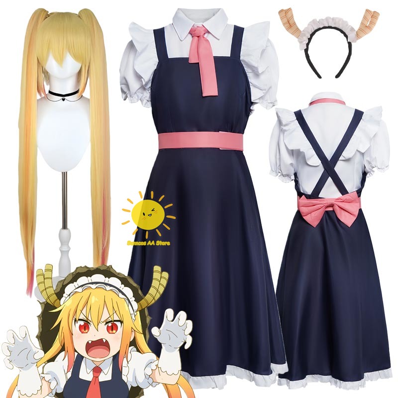 Anime Miss Kobayashi's Dragon  - Belted Shirt Dress reseña y precio