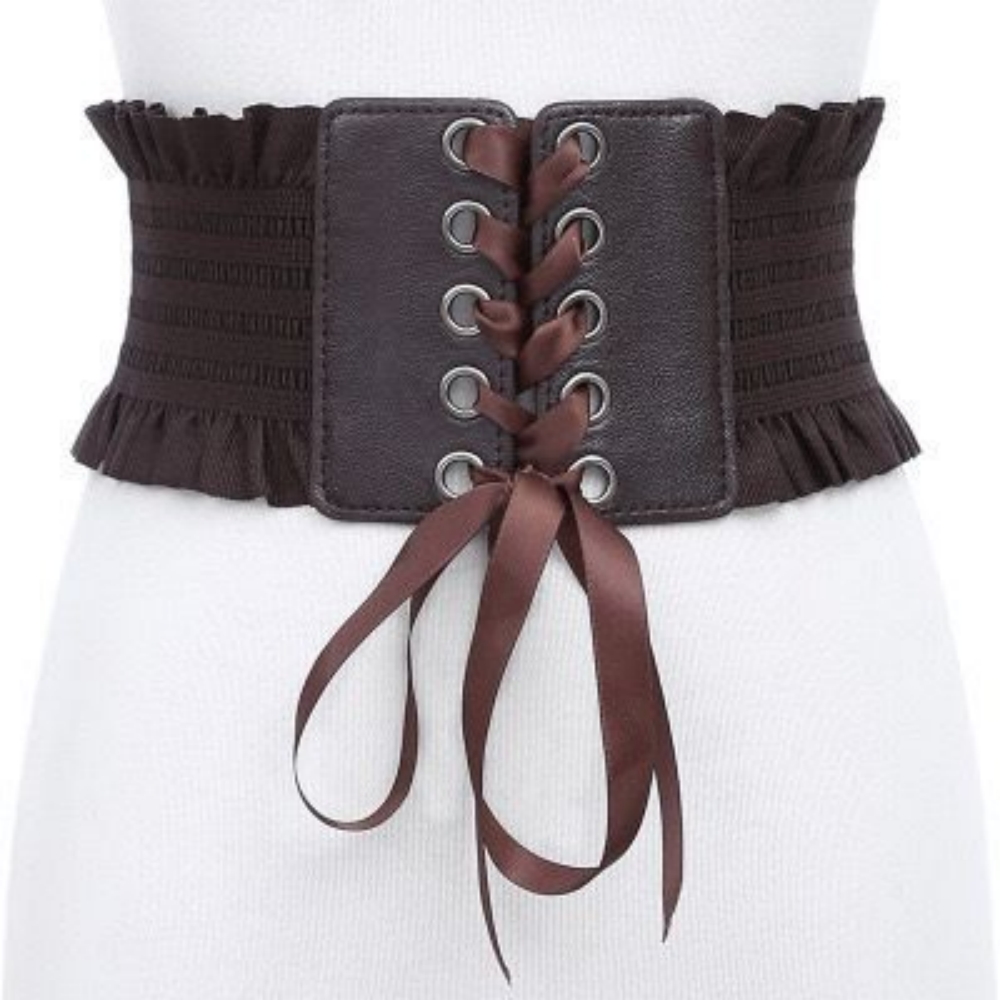 New Ladies's Retro corset Belt - Belted Shirt Dress reseña y precio