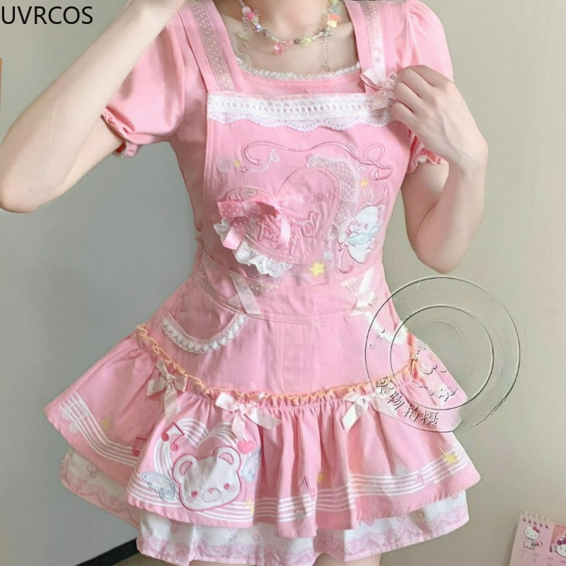 Japanese Kawaii Cute Lolita St - Belted Shirt Dress reseña y precio