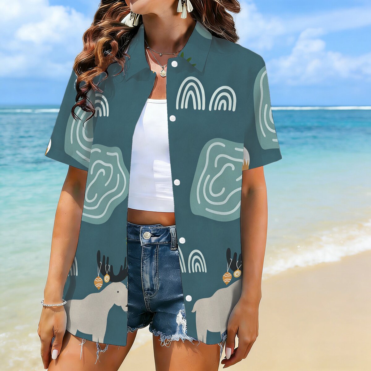 Fashion plus size women's shor - Women Fashion Fun reseña y precio