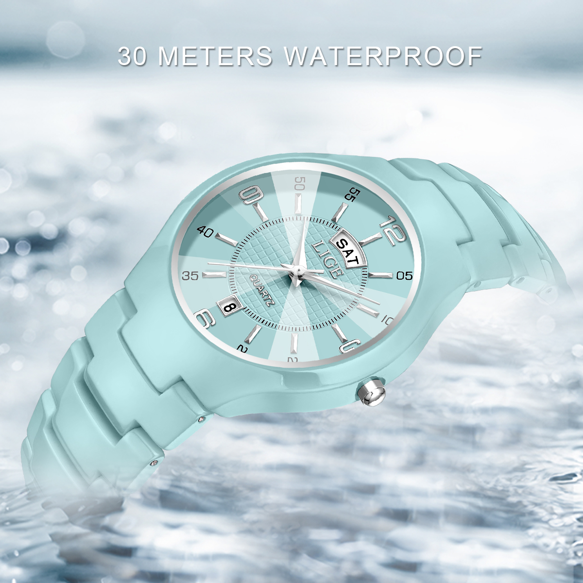 LIGE Luxury Elegant Quartz Wom - Women Fashion Simple reseña y precio