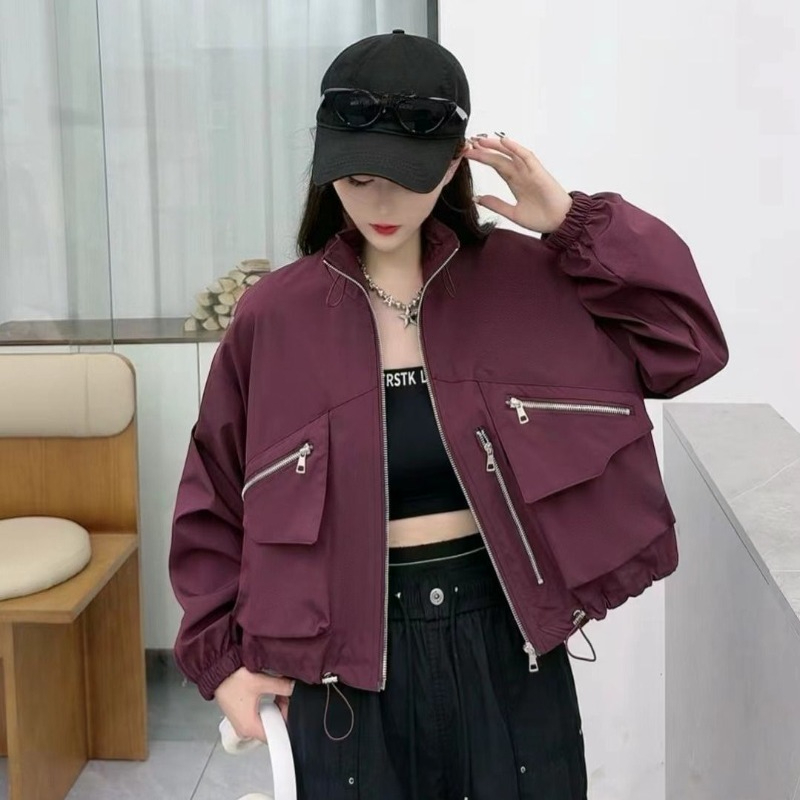 2025 Spring Autumn Korean Fash - Women'S Fashion Utility Jacket reseña y precio