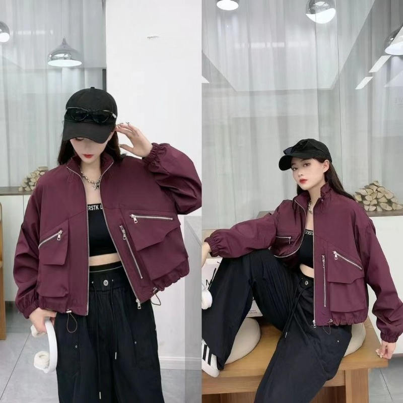 2025 Spring Autumn Korean Fash - Women'S Fashion Utility Jacket reseña y precio