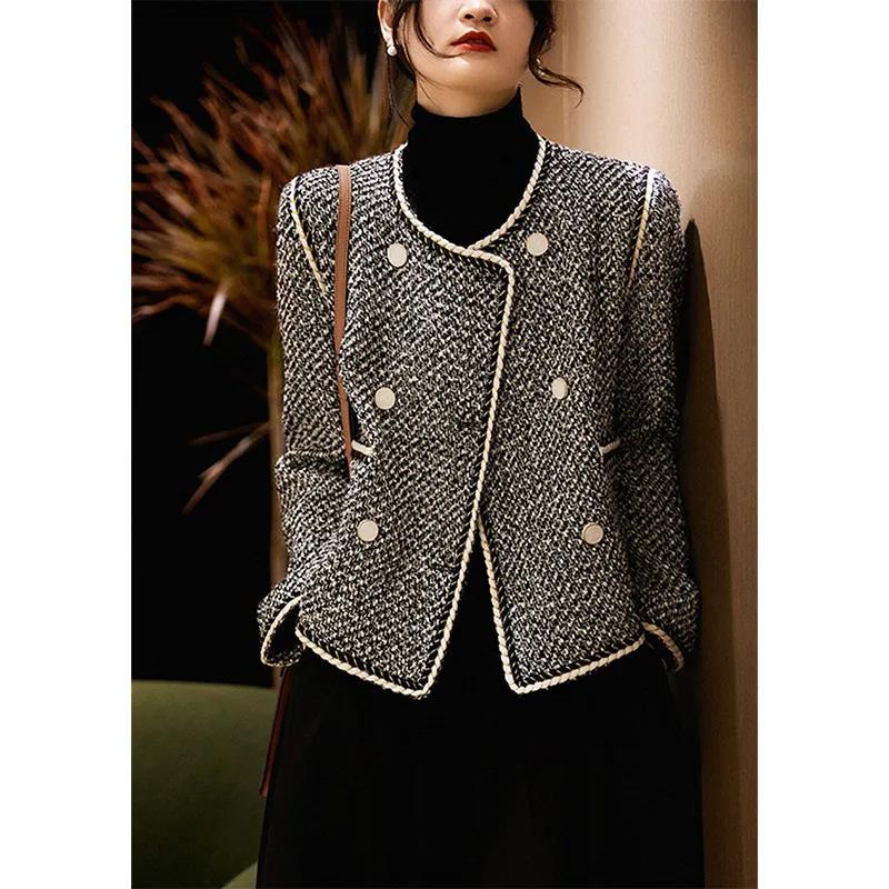 Tweed Jackets Woman White Shor - Women'S Fashion Utility Jacket reseña y precio