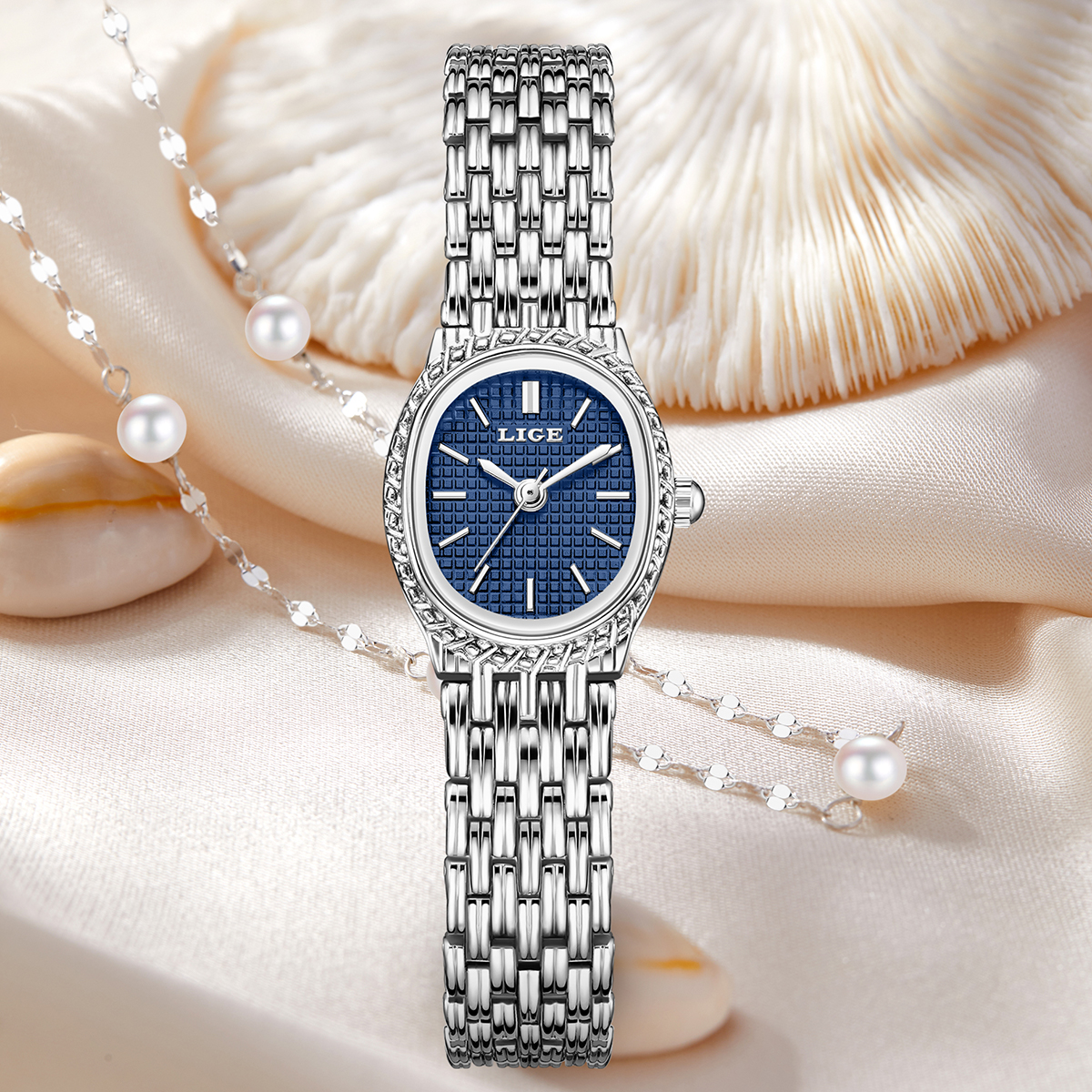 LIGE Fashion Luxury Quartz Wom - Women Fashion Simple reseña y precio