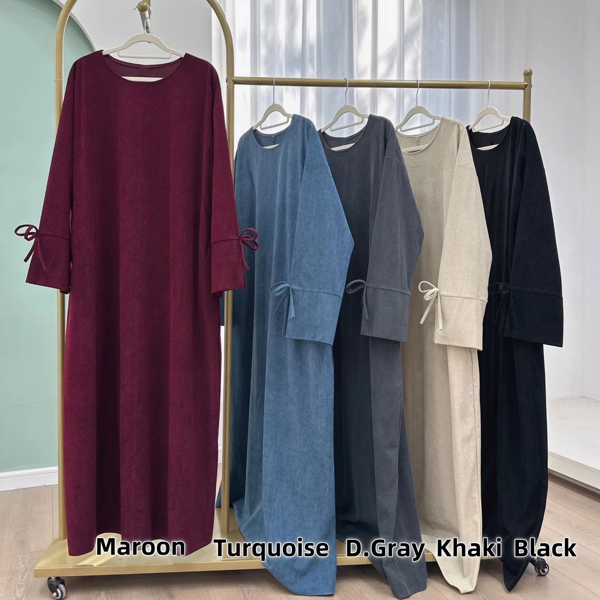 Ramadan Bow-knot Dubai Abaya D - Turkey Women Fashion reseña y precio