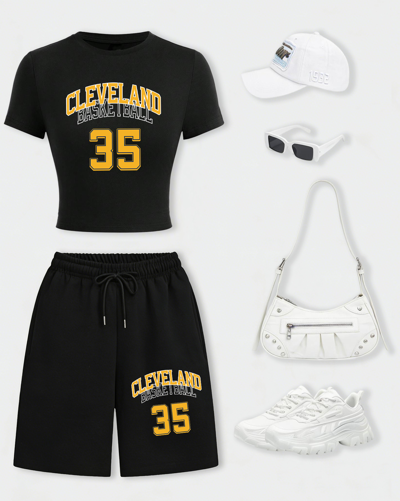 Cleveland Basketball 35 Women  - Crop Top Women reseña y precio