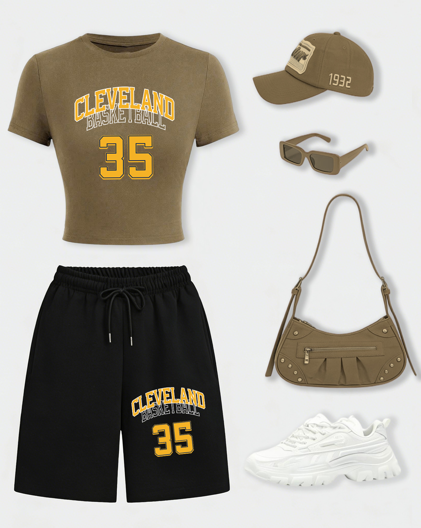 Cleveland Basketball 35 Women  - Crop Top Women reseña y precio
