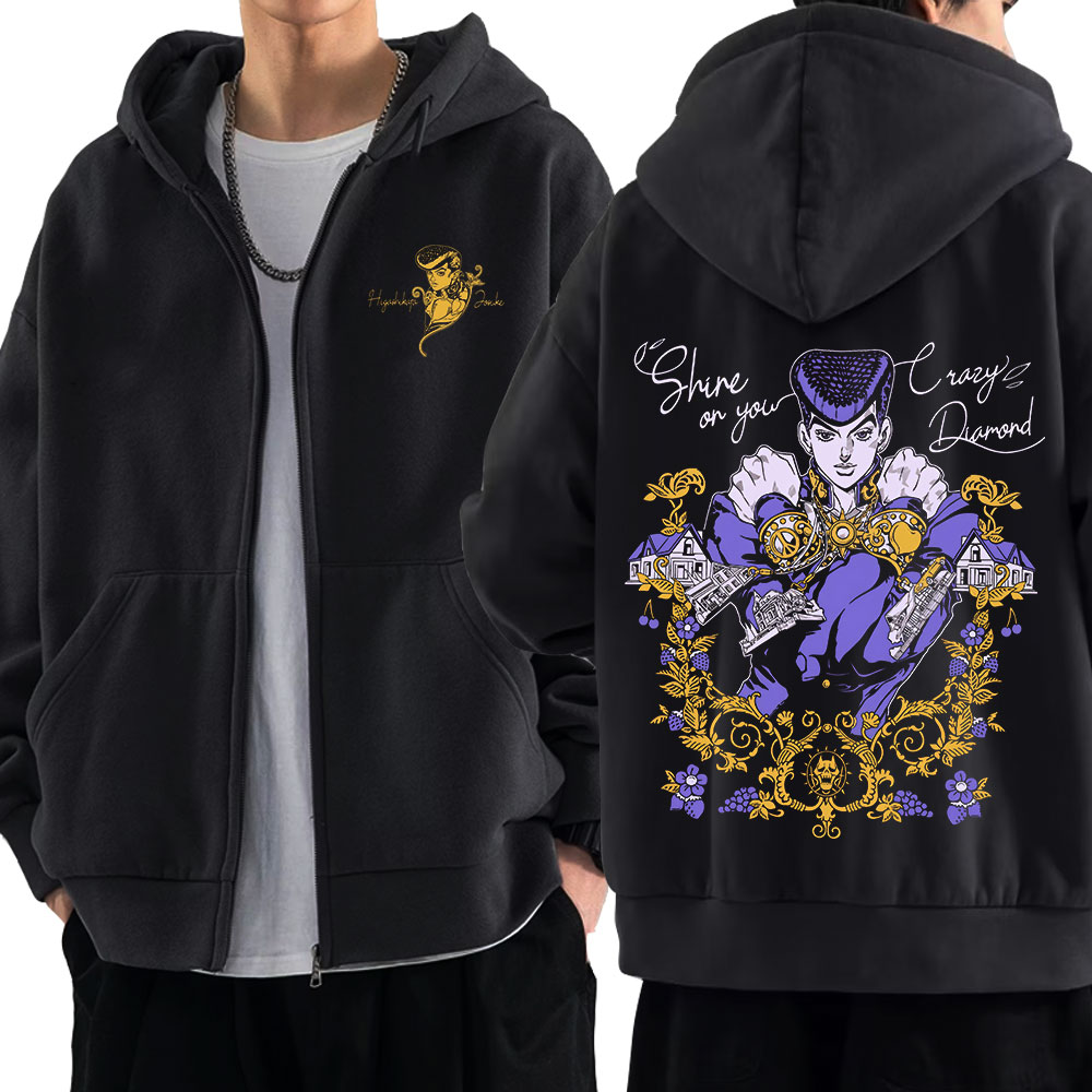 Anime Jojo Bizarre Adventure Z - Women'S Fashion Zip Up Hoodies reseña y precio
