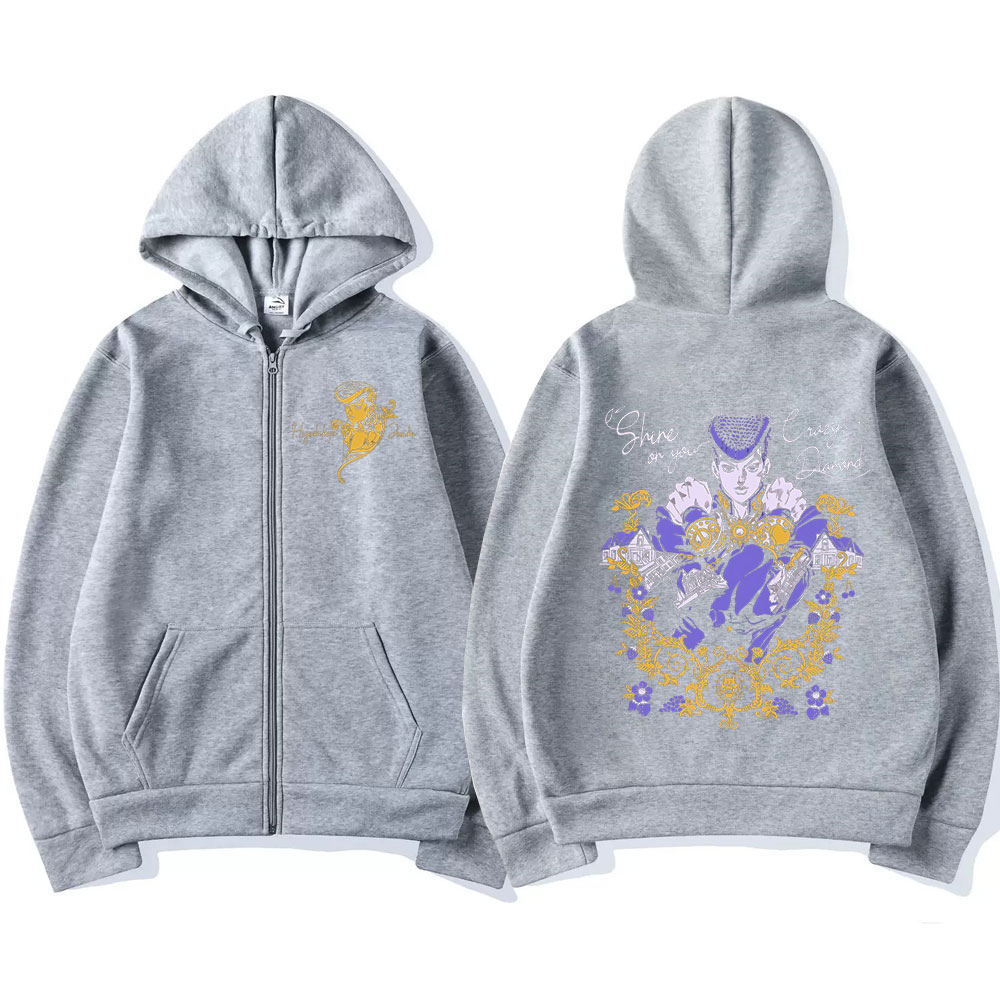Anime Jojo Bizarre Adventure Z - Women'S Fashion Zip Up Hoodies reseña y precio