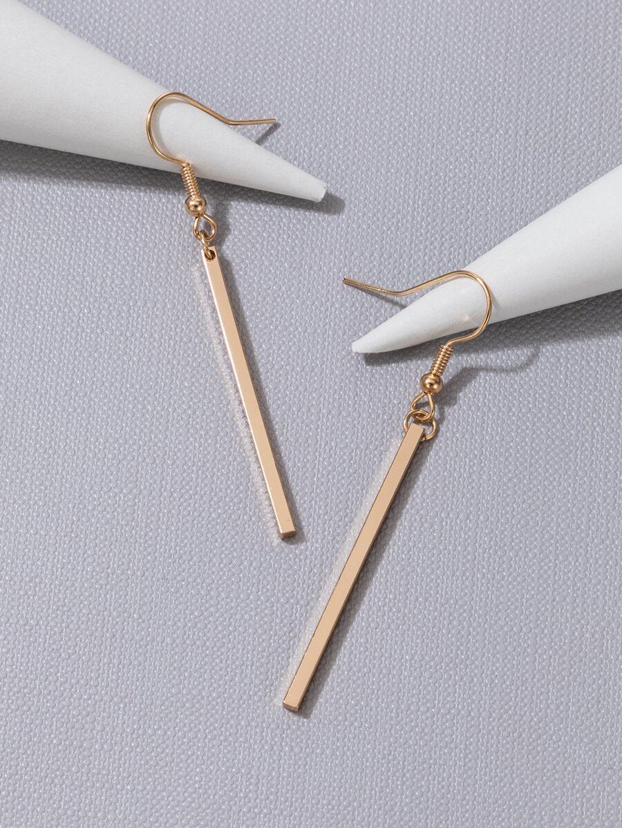 Rectangle Drop Earrings For Wo - Women Fashion Simple reseña y precio