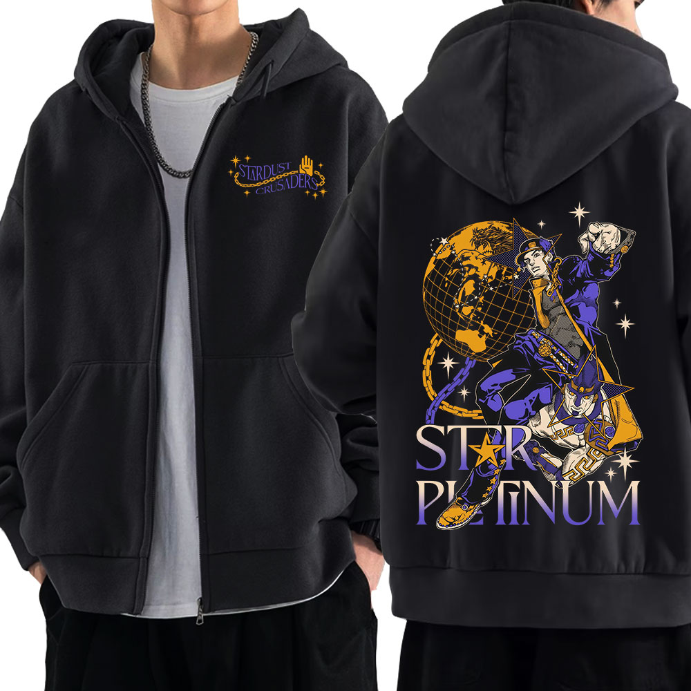 Anime Jojo Bizarre Adventure Z - Women'S Fashion Zip Up Hoodies reseña y precio