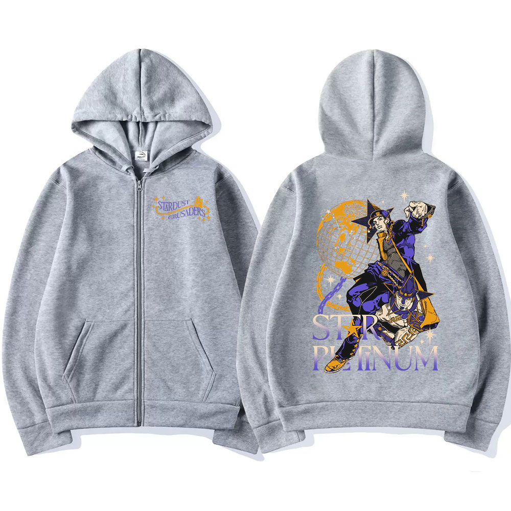 Anime Jojo Bizarre Adventure Z - Women'S Fashion Zip Up Hoodies reseña y precio
