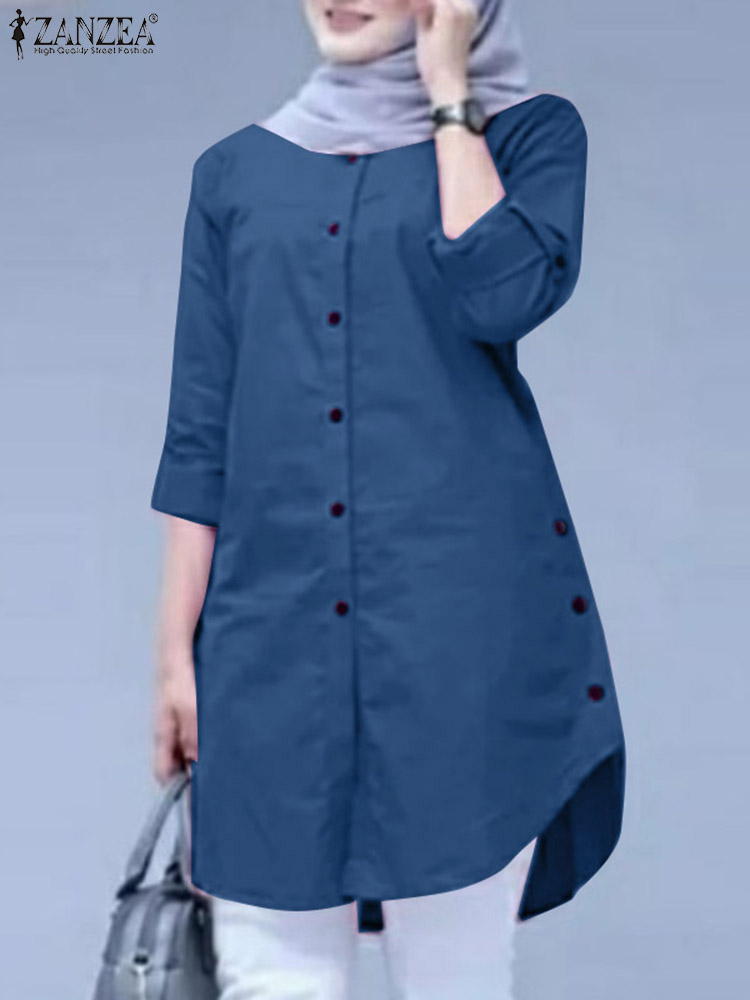 2026 ZANZEA Spring Shirt Fashi - Turkey Women Fashion reseña y precio