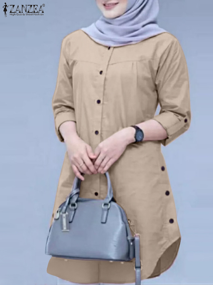 2026 ZANZEA Spring Shirt Fashi - Turkey Women Fashion reseña y precio