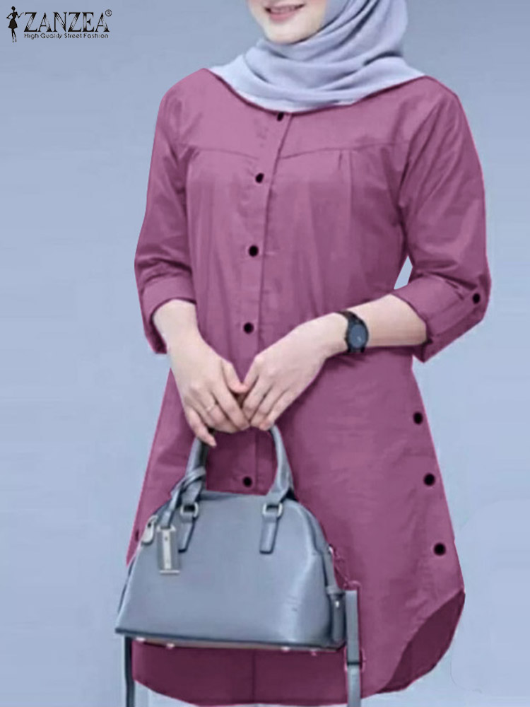 2026 ZANZEA Spring Shirt Fashi - Turkey Women Fashion reseña y precio