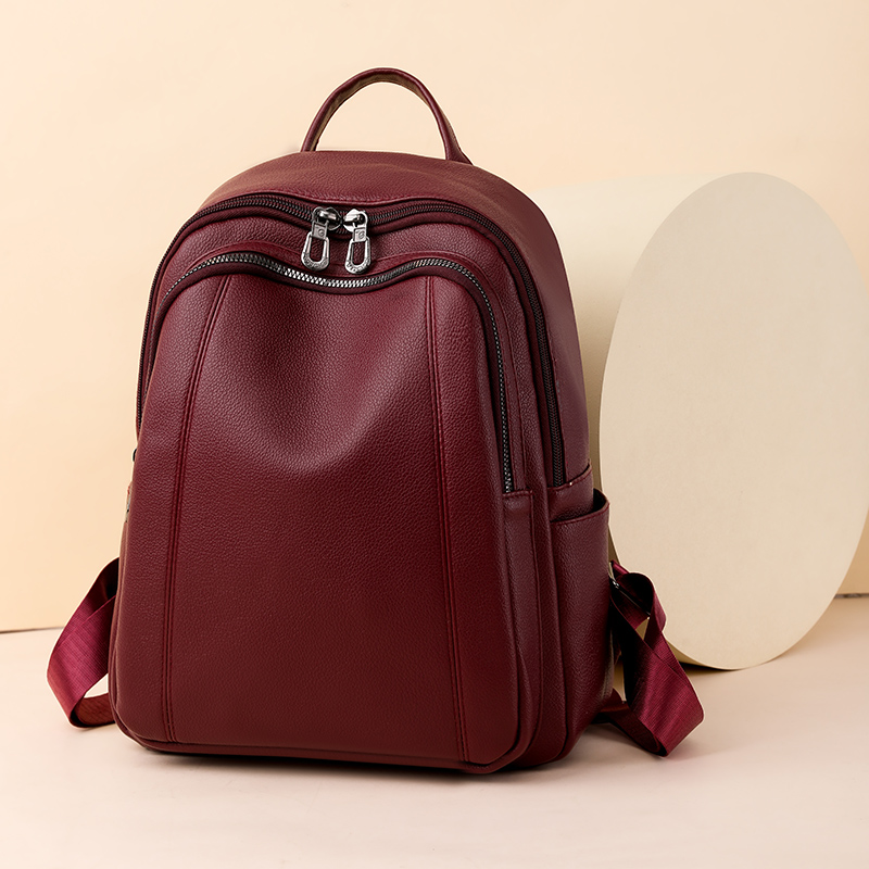 High Quality Leather Backpack  - Women Fashion Online reseña y precio