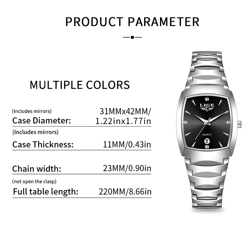 LIGE Watch women Business Luxu - Women Fashion Simple reseña y precio