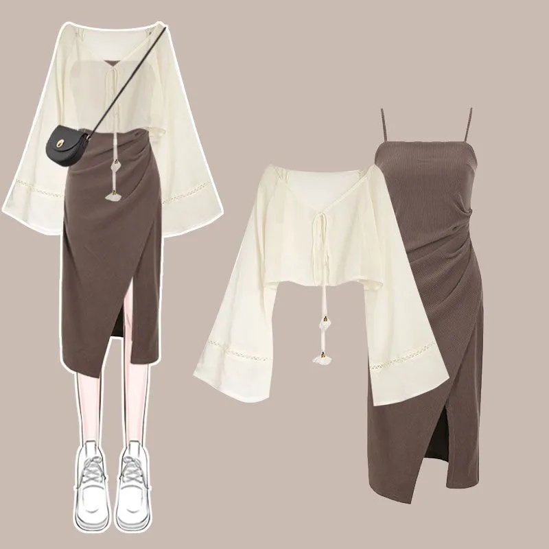 2025 Women's Spring/Summer New - Belted Shirt Dress reseña y precio