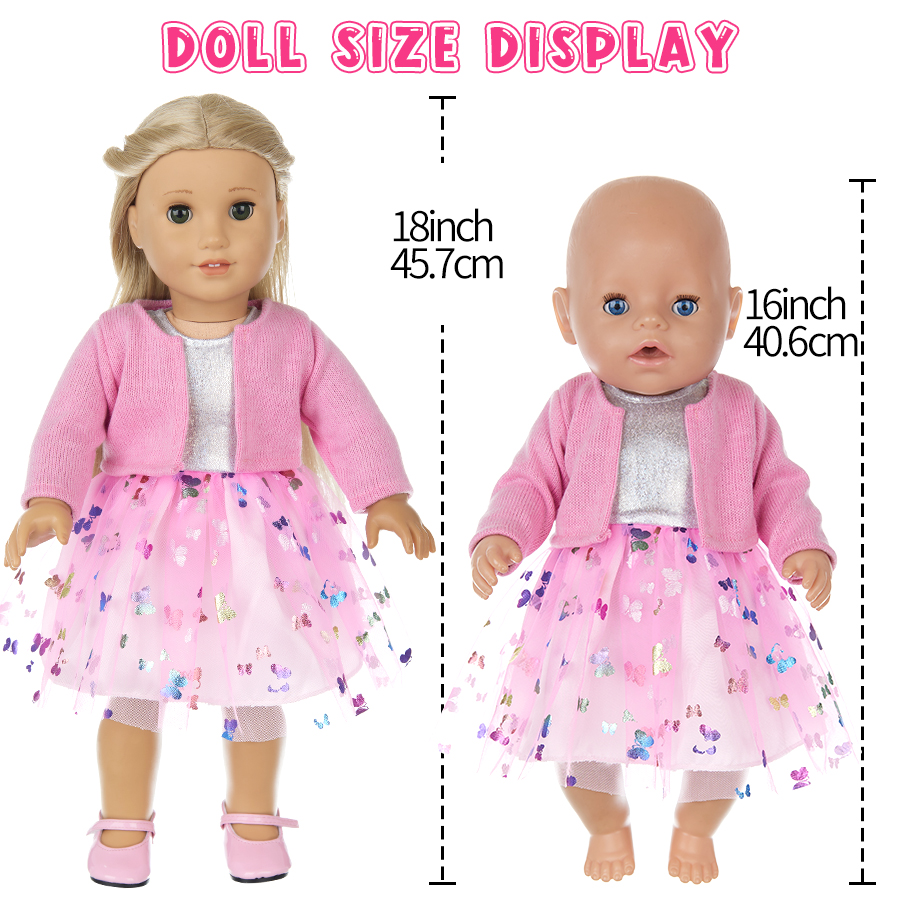 Doll Clothes for 16-18Inch 40- - Women'S Fashion Kilt reseña y precio