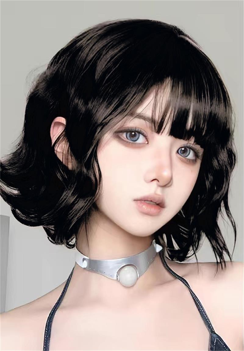 Black Short Curly Hair Wig for - Xxl Women Fashion reseña y precio