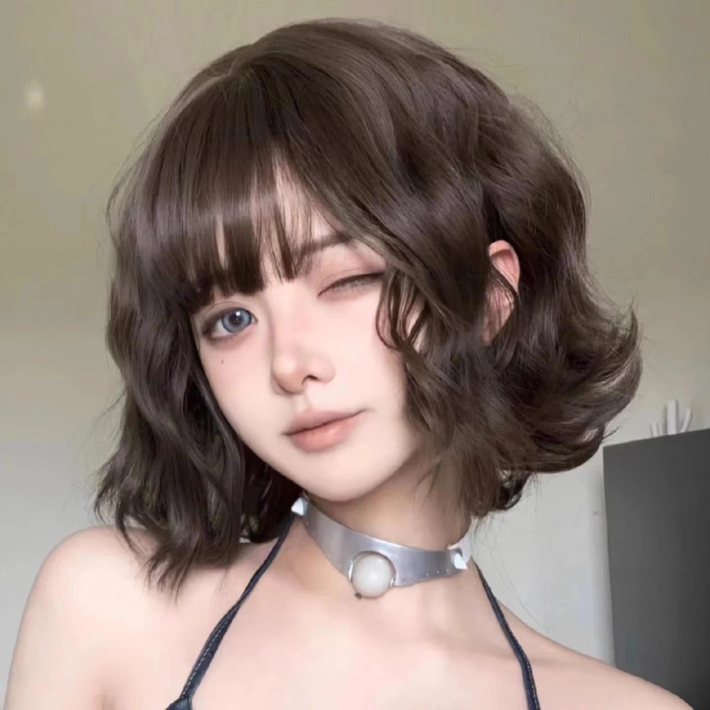 Black Short Curly Hair Wig for - Xxl Women Fashion reseña y precio