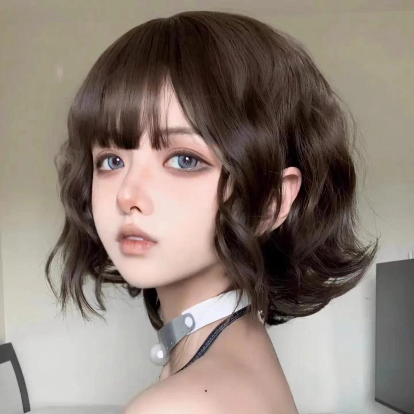 Black Short Curly Hair Wig for - Xxl Women Fashion reseña y precio