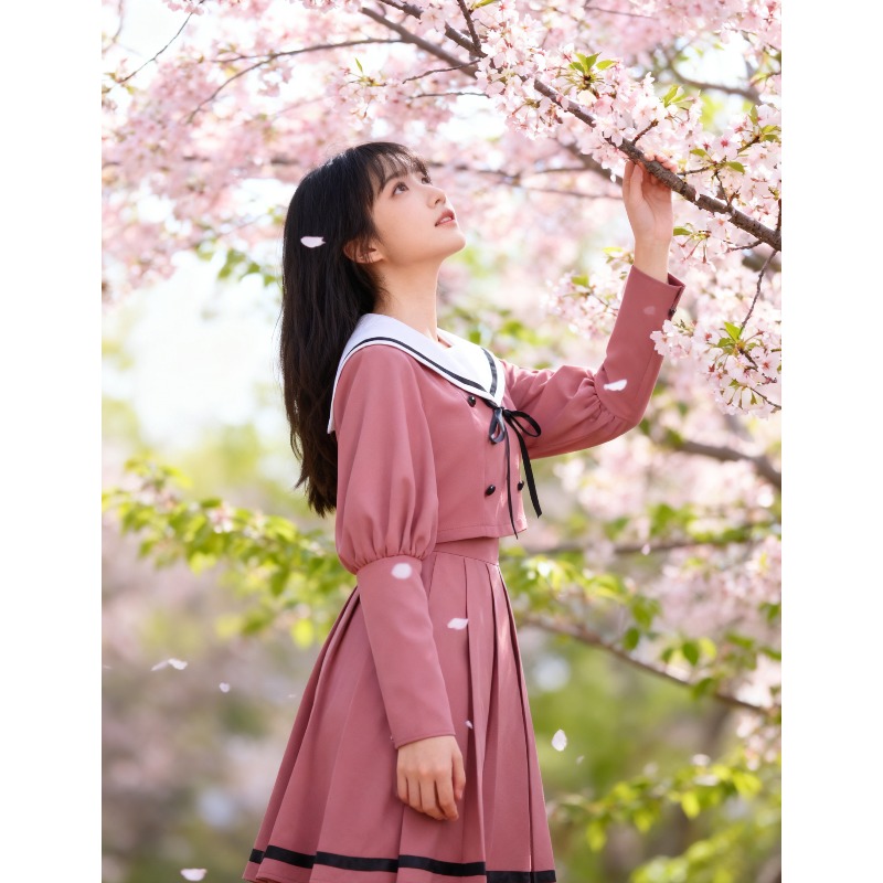 Anime The Fragrant Flower Bloo - Belted Shirt Dress reseña y precio