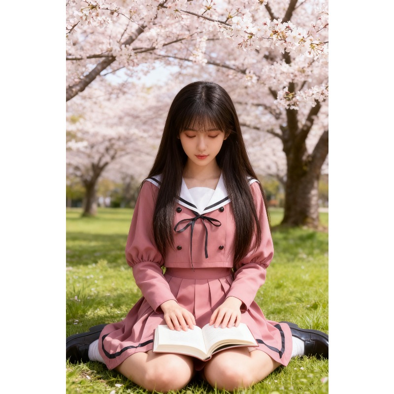 Anime The Fragrant Flower Bloo - Belted Shirt Dress reseña y precio