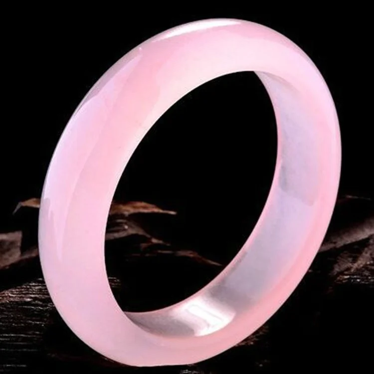 Genuine Natural Pink Jade Bang - Women'S Fashion Jewellery reseña y precio