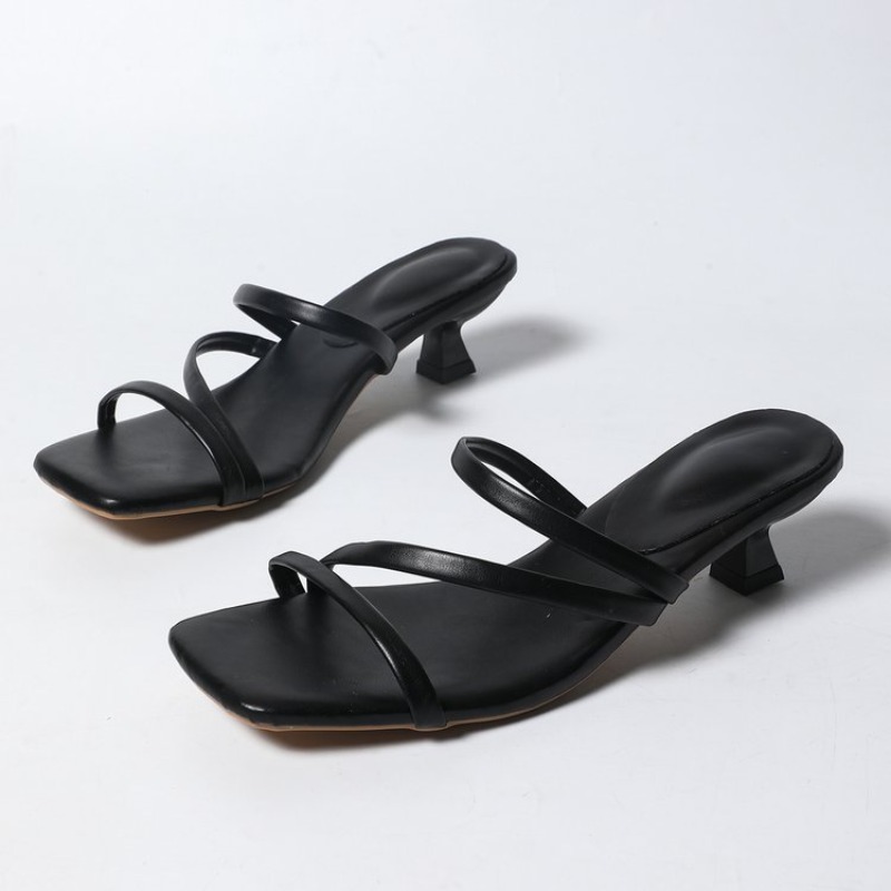 Kitten Heel Women Slippers Fas - Women'S Fashion Korea reseña y precio