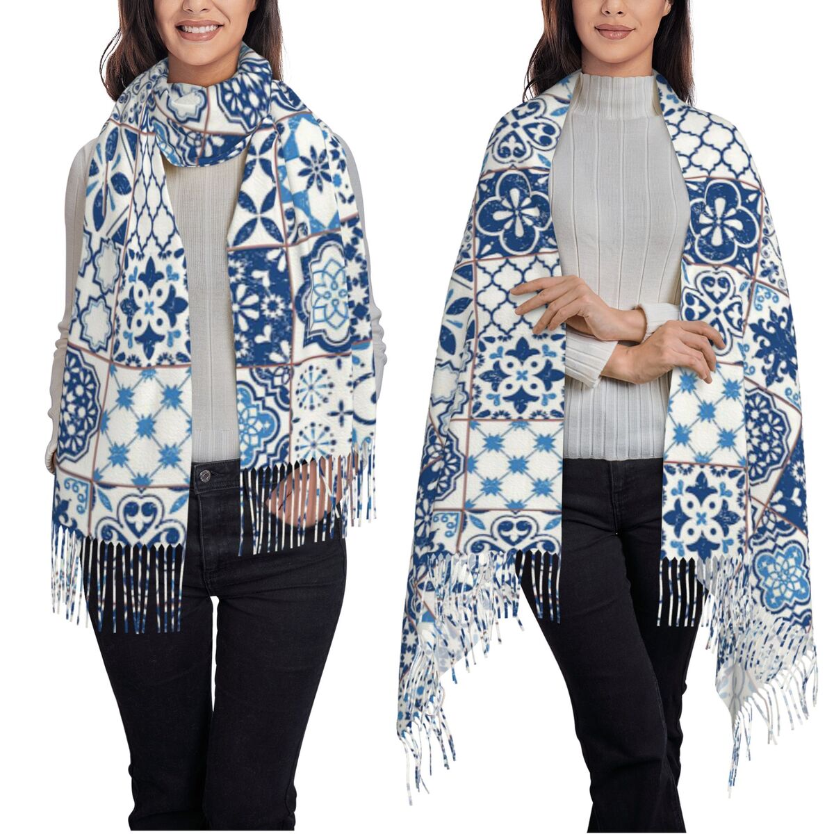 Blue Portuguese Tile Portugal  - Women'S Fashion Portugal reseña y precio