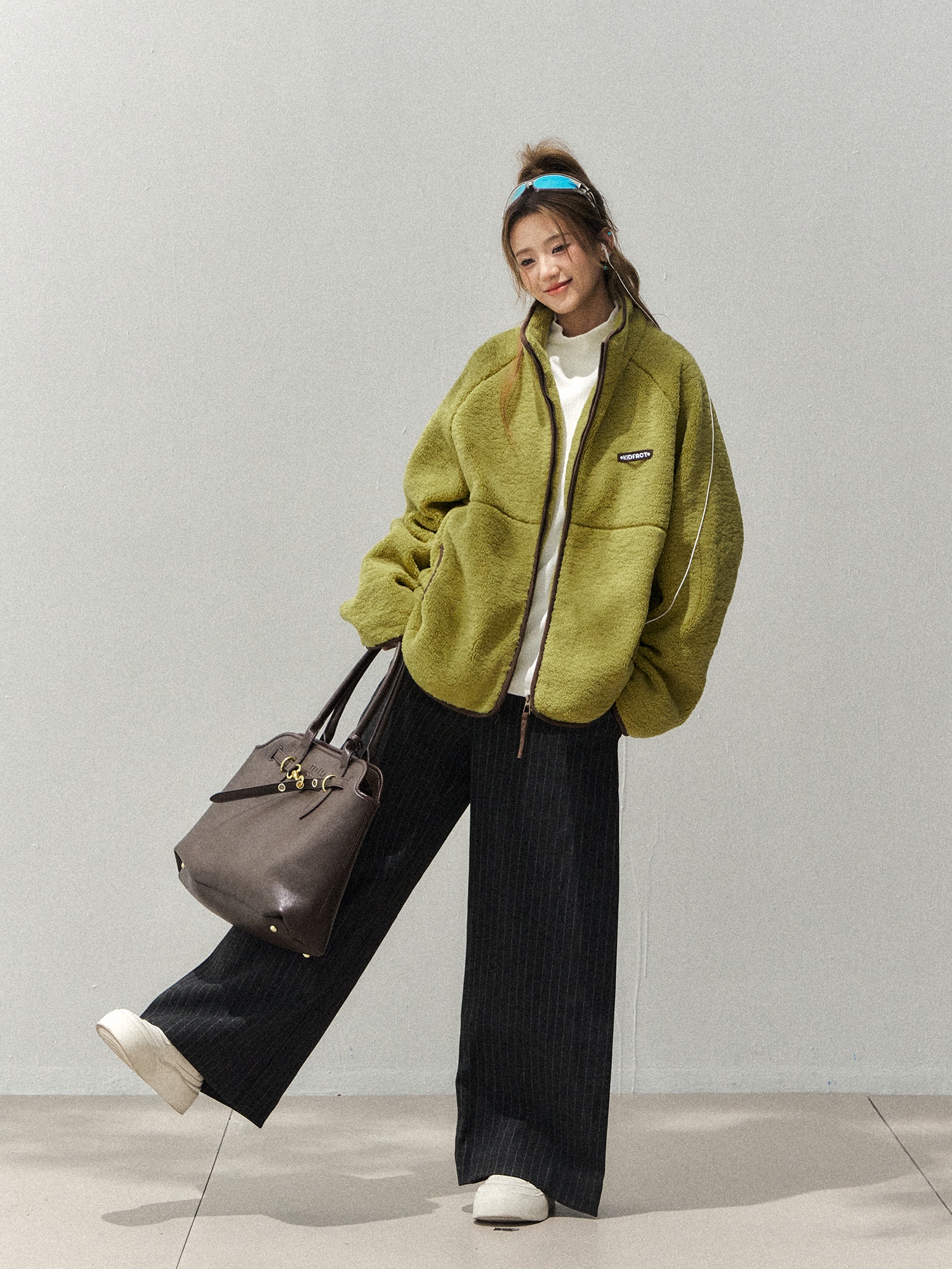 Lamb Wool et Oversized Woman C - Women'S Fashion Utility Jacket reseña y precio