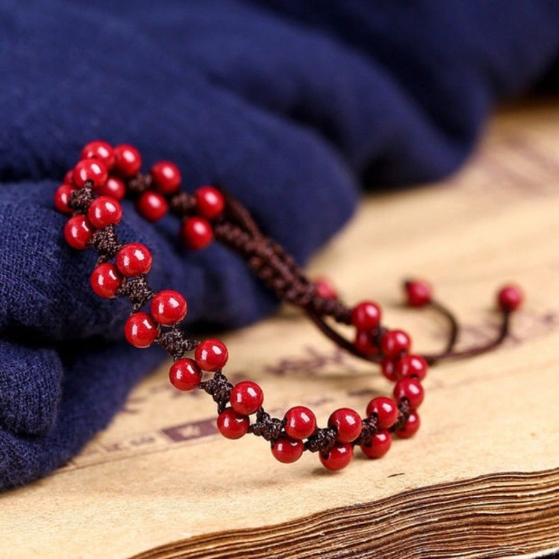 Customized Natural Red Cinnaba - Women'S Fashion Jewellery reseña y precio