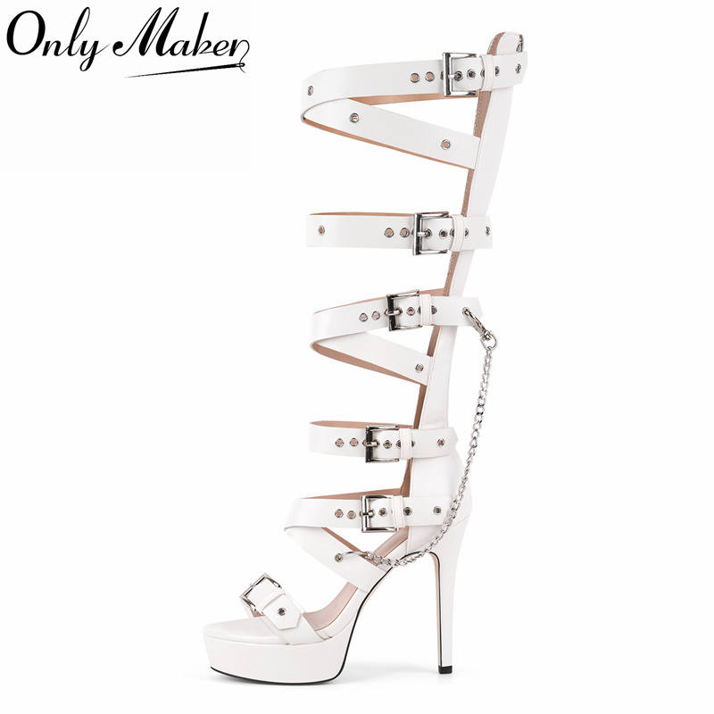 Onlymaker Platform Knee High E - Women'S Fashion Belts reseña y precio