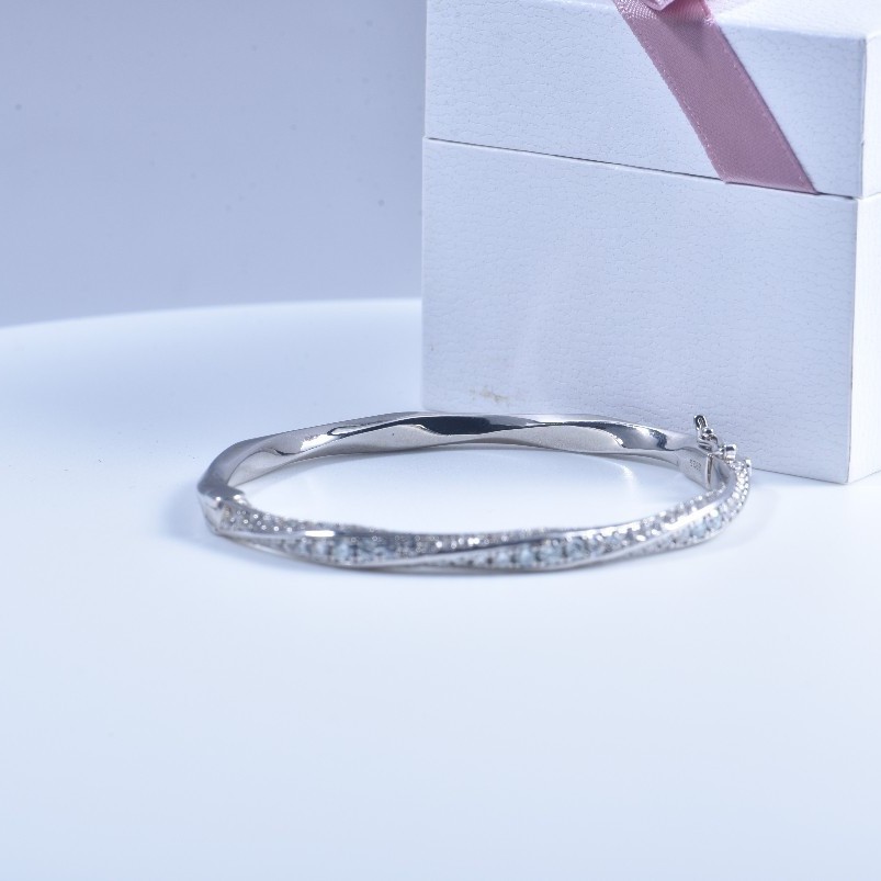 s925 Sterling Silver Bangle fo - Women'S Fashion Jewellery reseña y precio