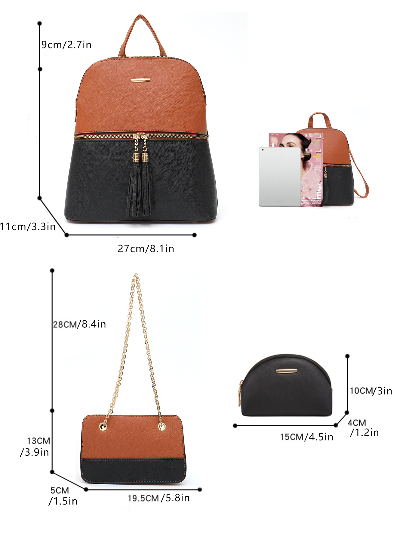 4 PCS Bags Set Women's Fashion - Women Fashion Online reseña y precio