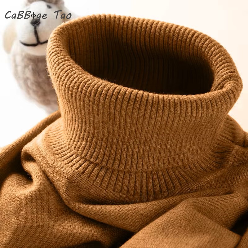 Mens Turtleneck Sweater Slim F - Ribbed Knit Sweater reseña y precio