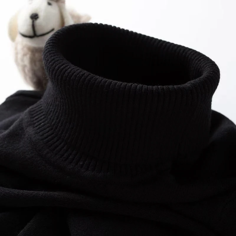 Mens Turtleneck Sweater Slim F - Ribbed Knit Sweater reseña y precio