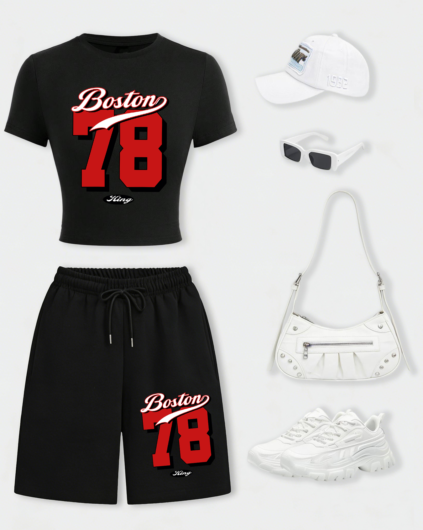 Boston Number 78 Design Womens - Crop Top Women reseña y precio