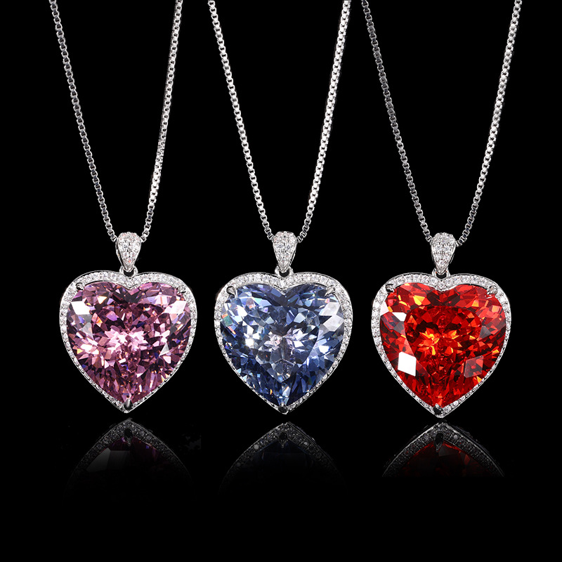 Shiny Cut Heart Pendant Neckla - Women'S Fashion Jewellery reseña y precio