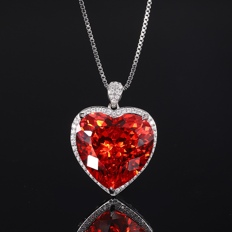 Shiny Cut Heart Pendant Neckla - Women'S Fashion Jewellery reseña y precio