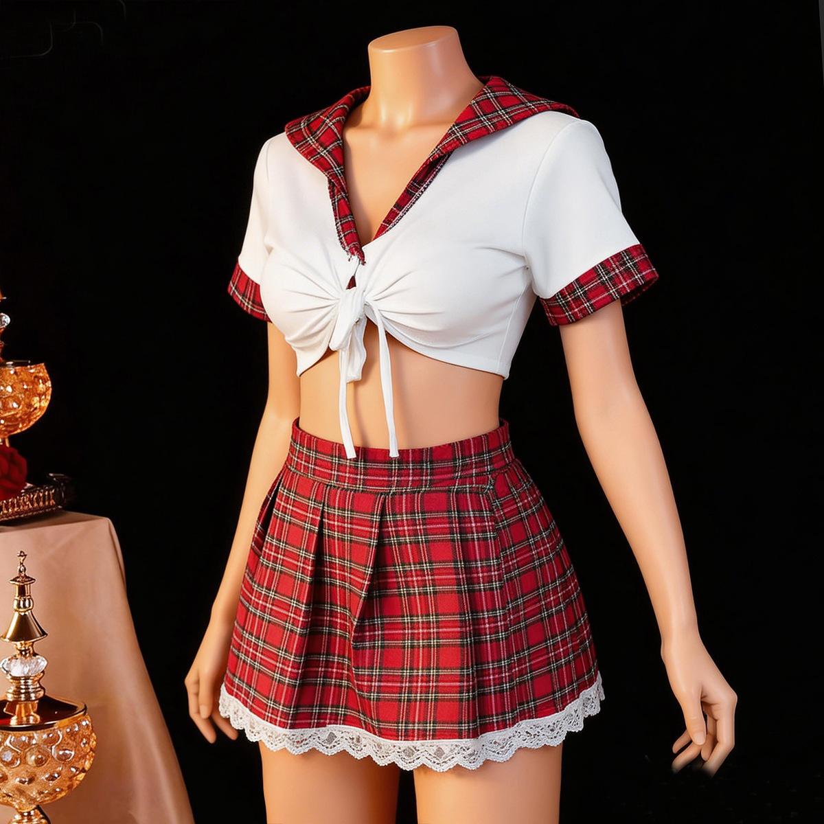 Red Sexy Lingerie Woman Porno  - Women'S Fashion Line reseña y precio