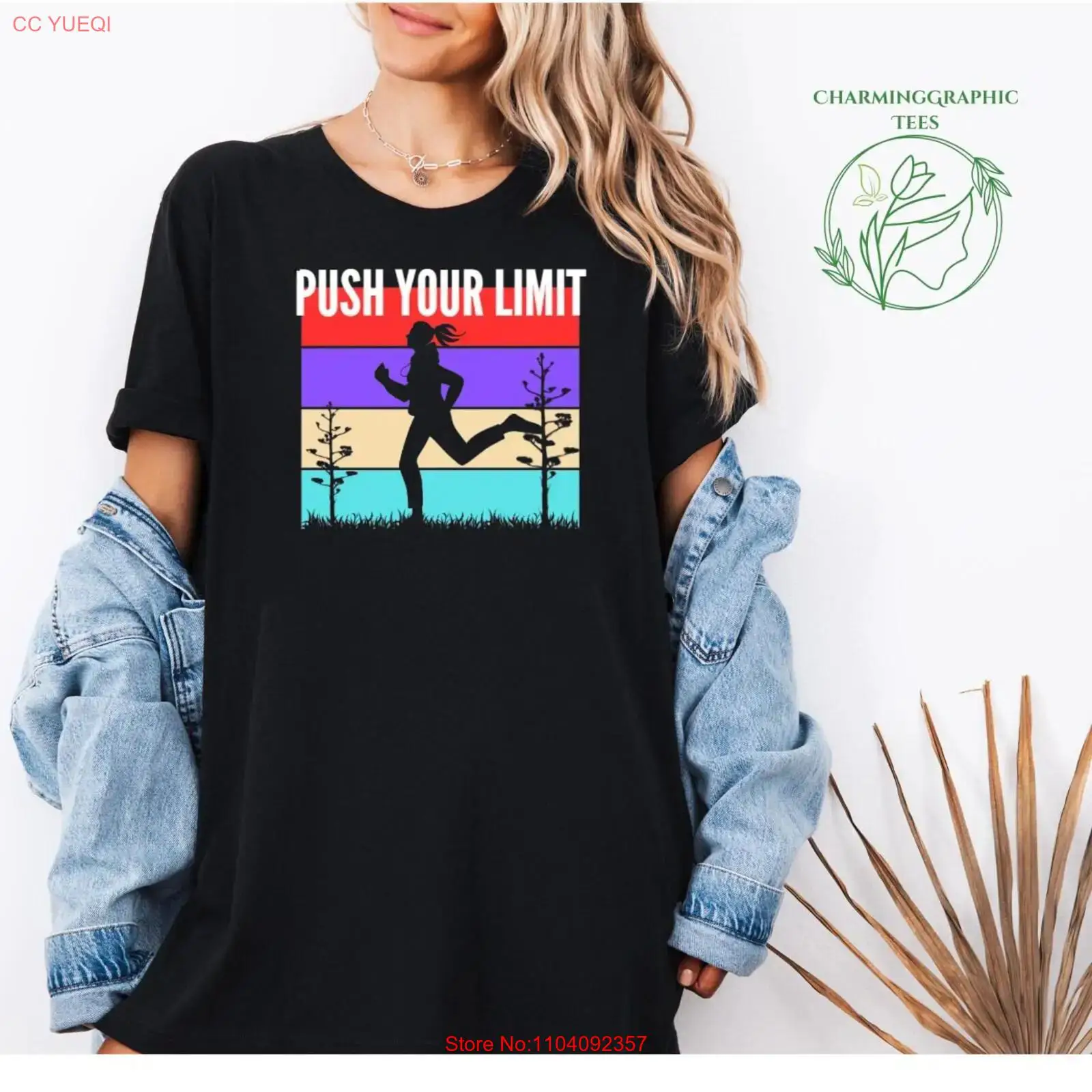 Retro Push the limits T shirt  - Women Fashion Fun reseña y precio